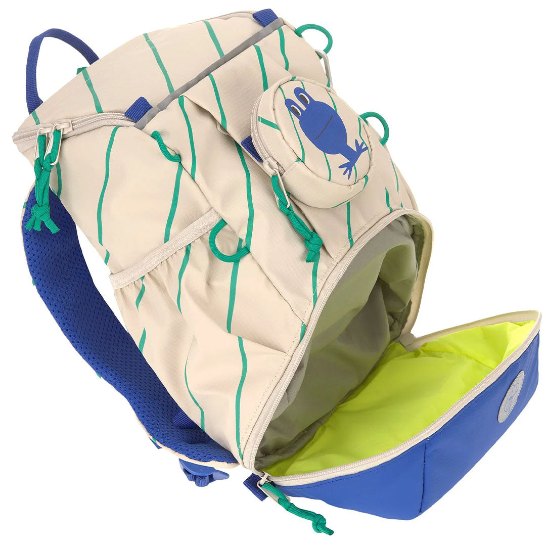 lässig kleuterrugzak outdoor up happy trails - frog - 32 cm | 12030711019 | 3