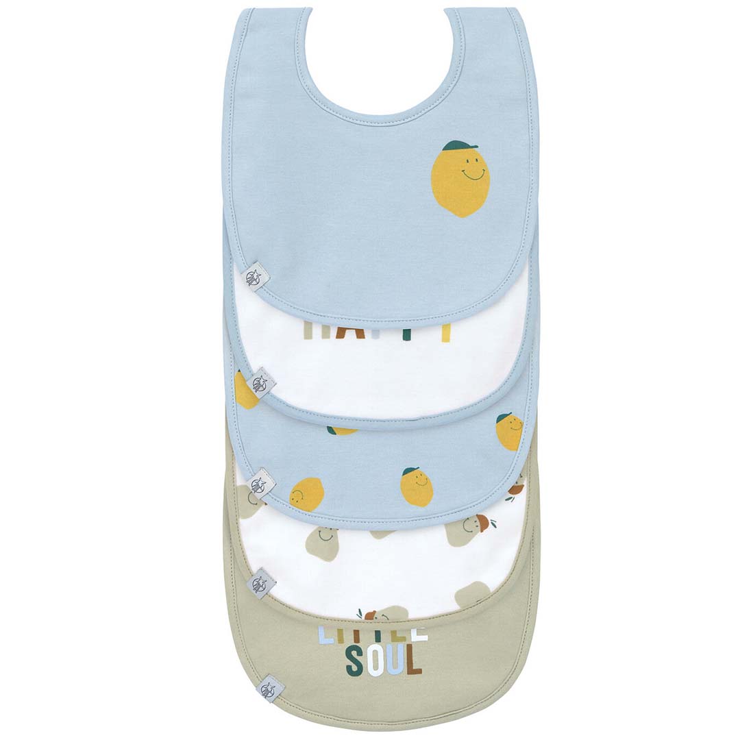 lässig slabbetjes happy fruits - lemon - 5st