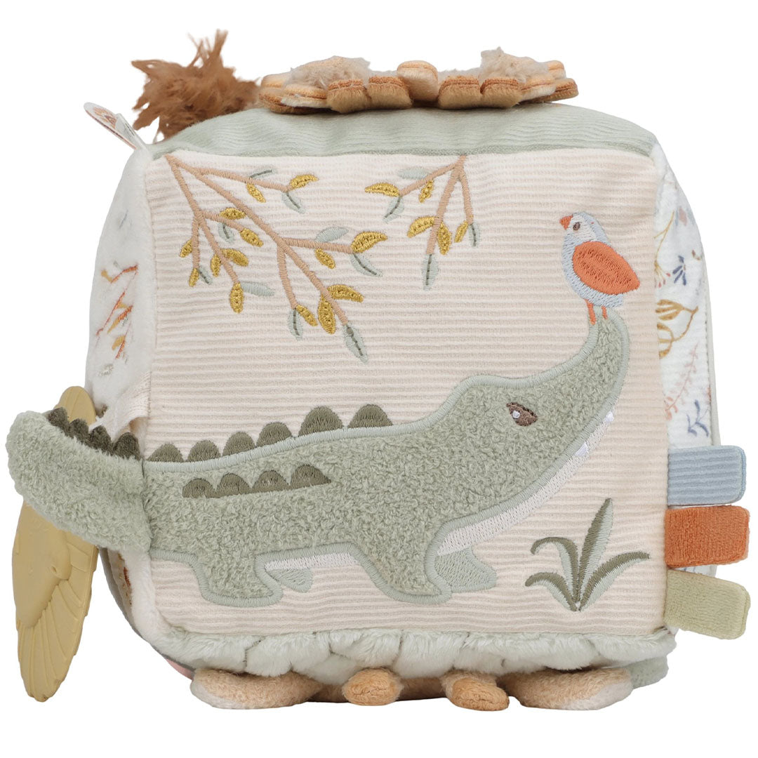 little dutch activiteitenkubus - safari friends | ld8309 | 5
