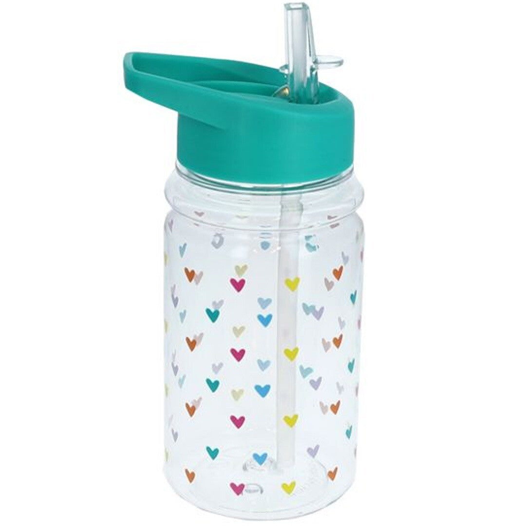 le petit souk drinkfles met rietje - hartjes - 250 ml | 33789 | 0