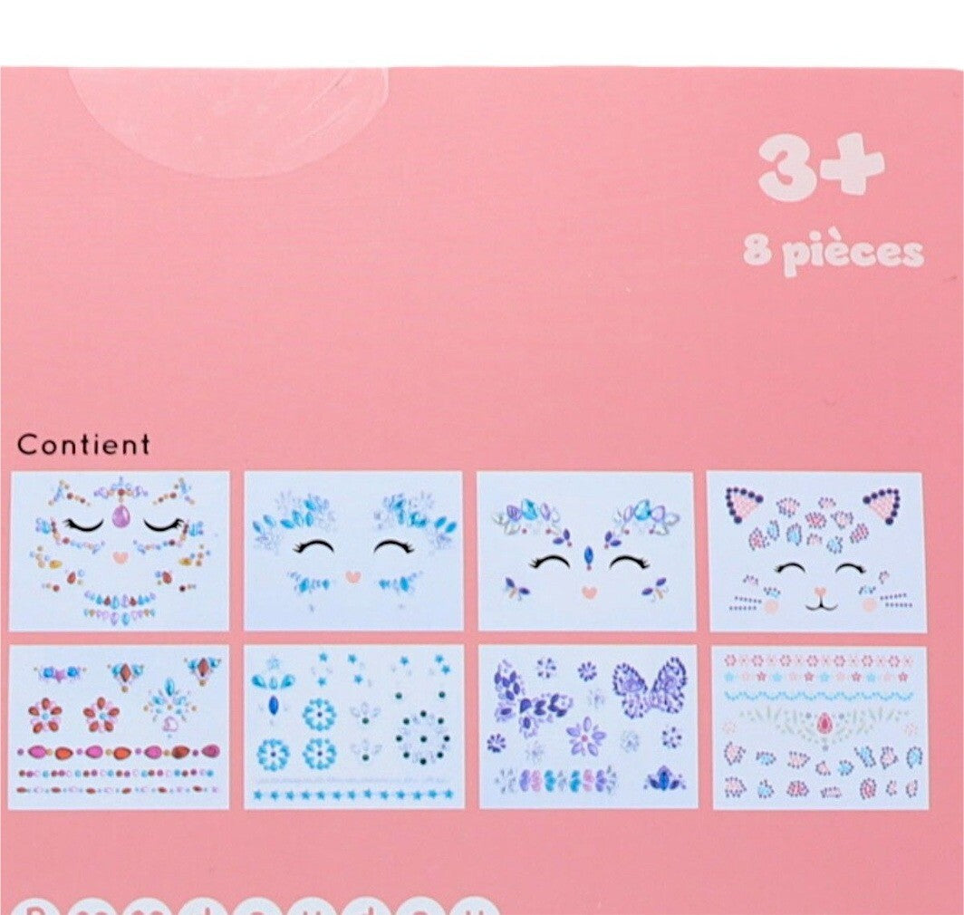 le petit souk gezichtstickers - 8st | 35786 | 2