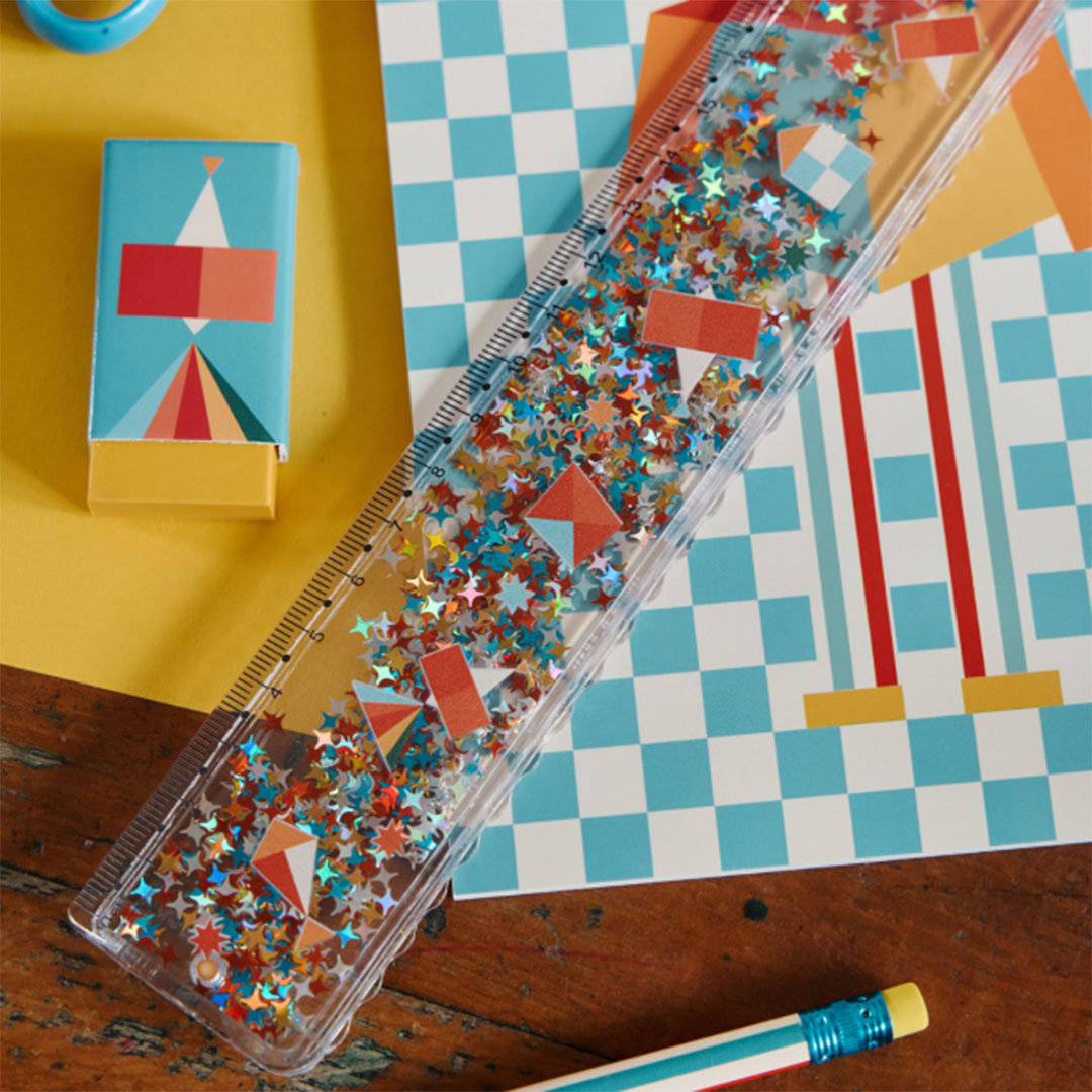 le petit souk liniaal glitter - dans les airs - 20 cm | 2