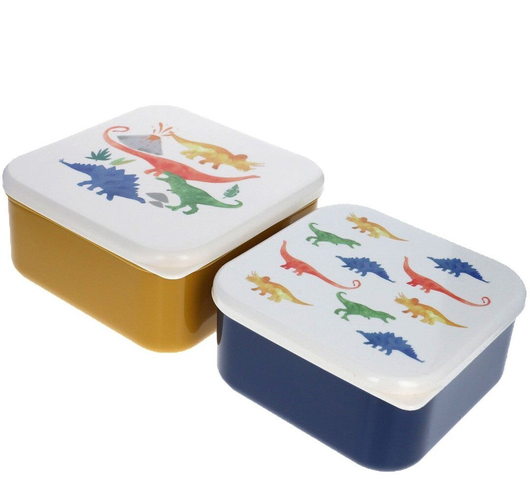 le petit souk lunchbox set dinosaurus - 2st | 33778 | 0