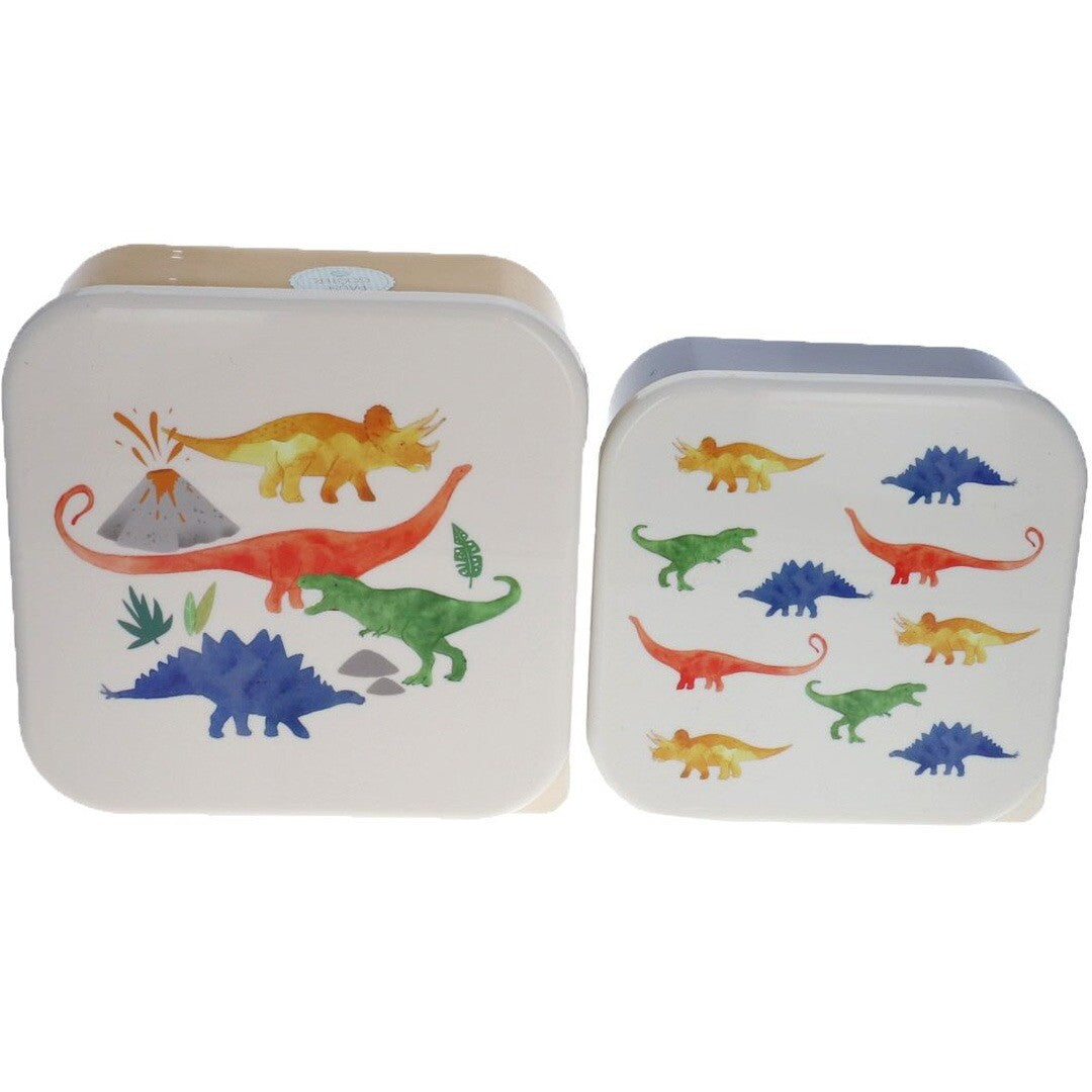 le petit souk lunchbox set dinosaurus - 2st | 33778 | 2
