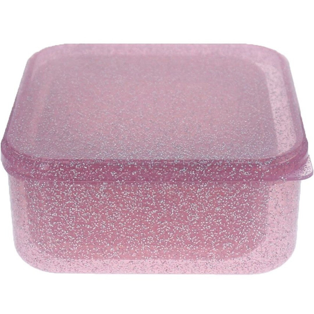 le petit souk lunchbox set glitters - roze - 3st | 32508 | 3