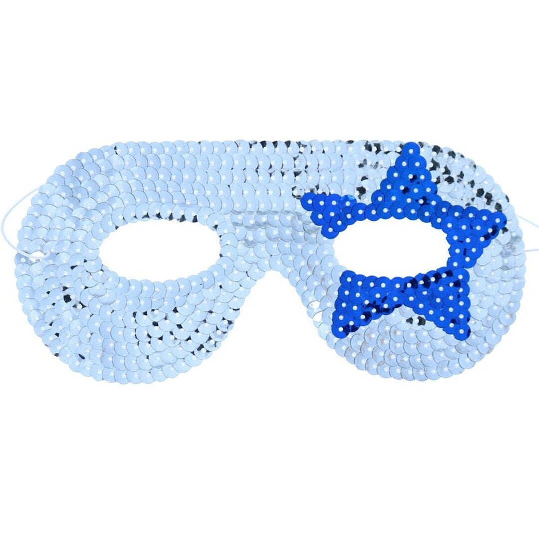 le petit souk masker superheld - zilver - blauw | 30712 | 0