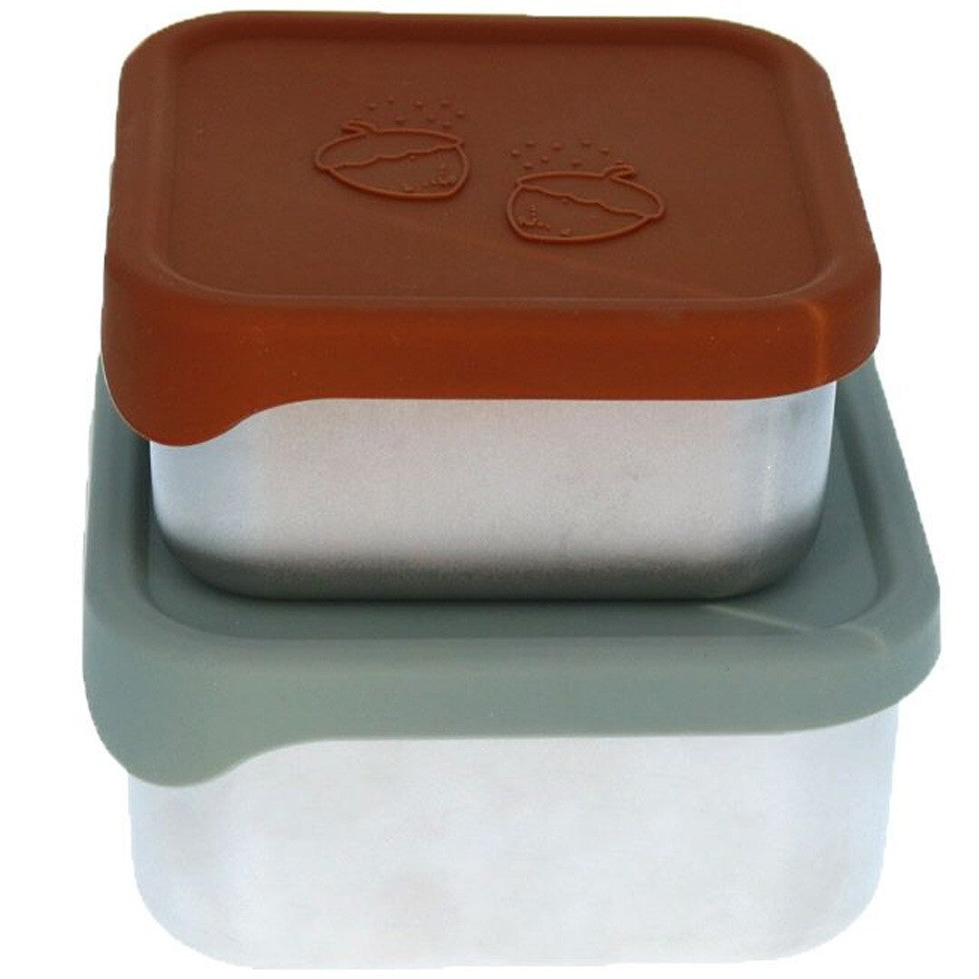 le petit souk rvs lunchbox set hazelnoot - 2st | 33095 | 2