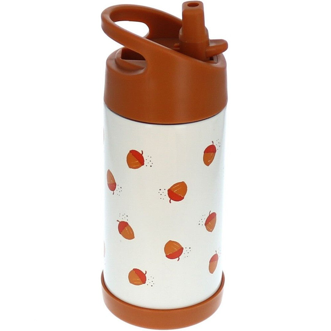 le petit souk rvs thermosfles met rietje - hazelnoten - 300ml | 33098 | 0