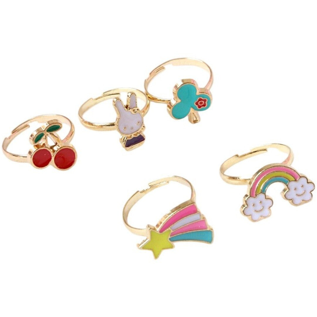 le petit souk sieradendoosje ringen - 5st | 35706 | 1