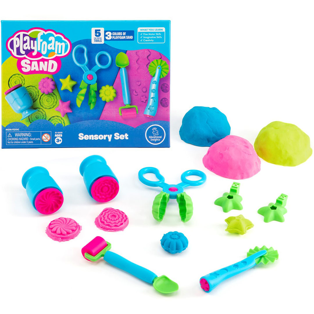 learning resources playfoam sand sensory set | 1