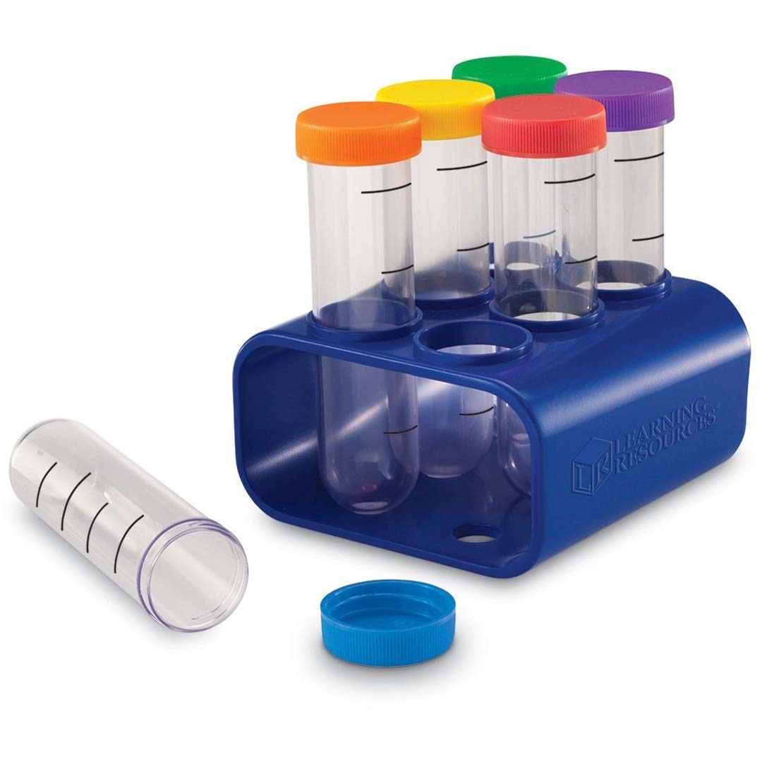learning resources jumbo reageerbuisjes met standaard | 950LER2788 | 1