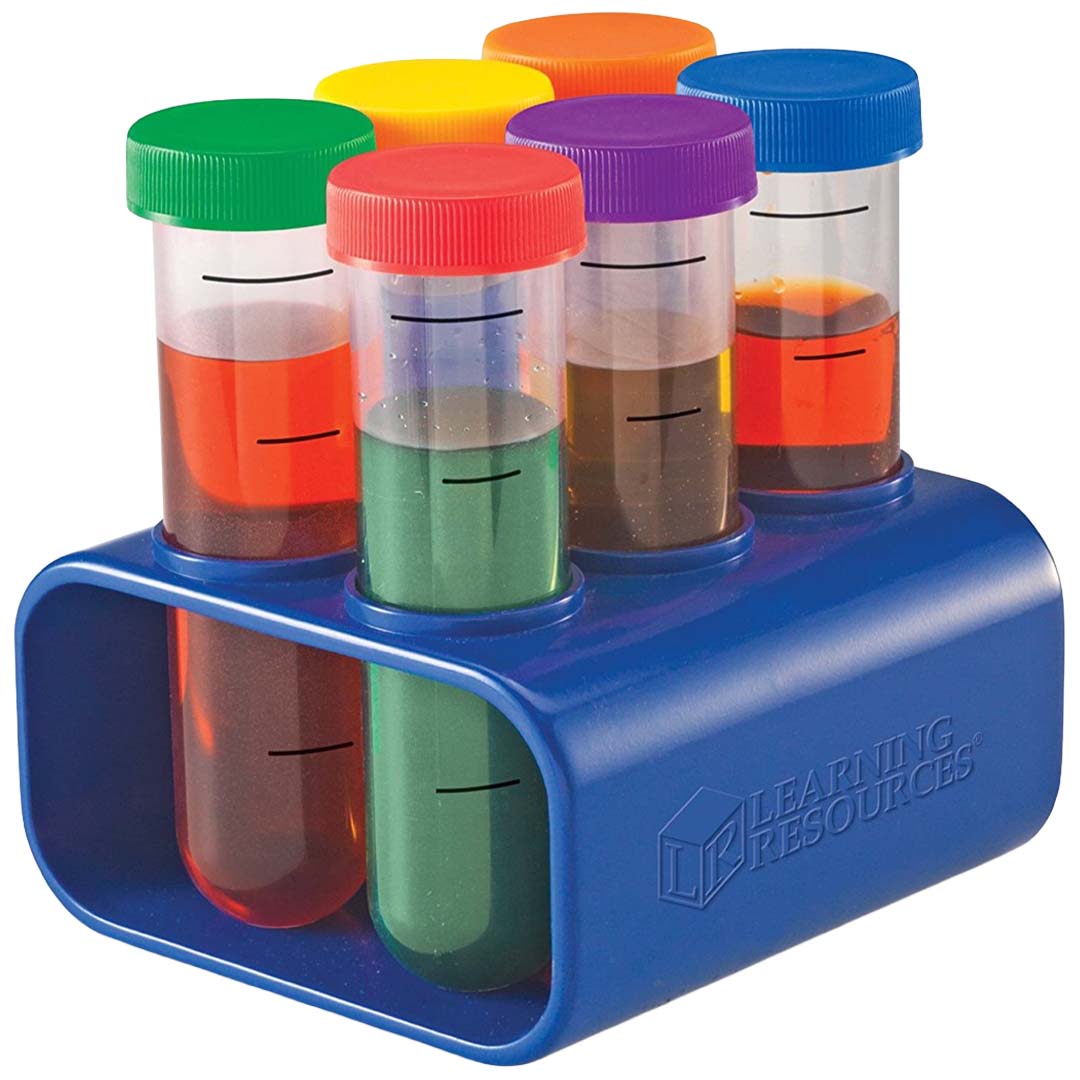learning resources jumbo reageerbuisjes met standaard | 950LER2788 | 3
