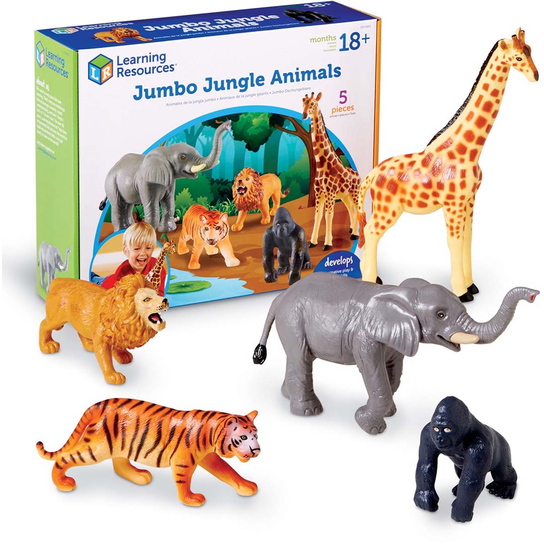 learning resources speelfiguren - jungle dieren | 950LER0693 | 1