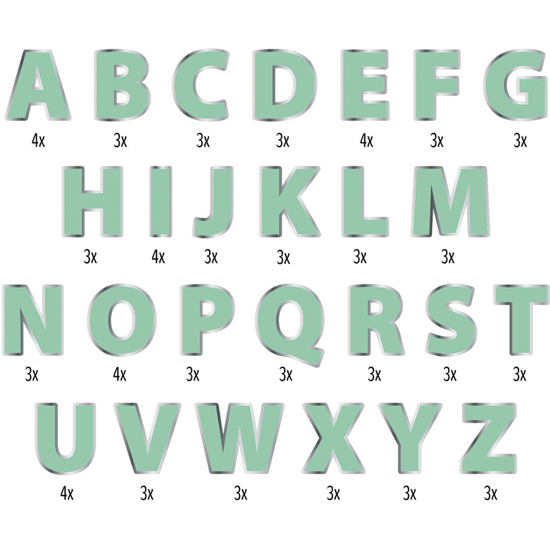 letterslinger set diy groen  | 66952 | 1