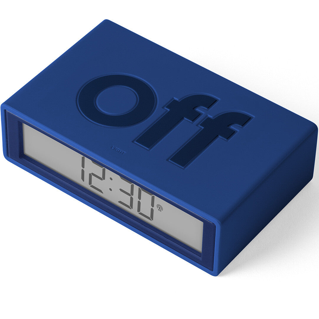 lexon flip classic digitale wekker - dark blue | LR157DB9 | 2