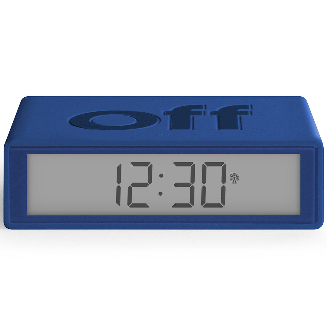 lexon flip classic digitale wekker - dark blue | LR157DB9 | 5