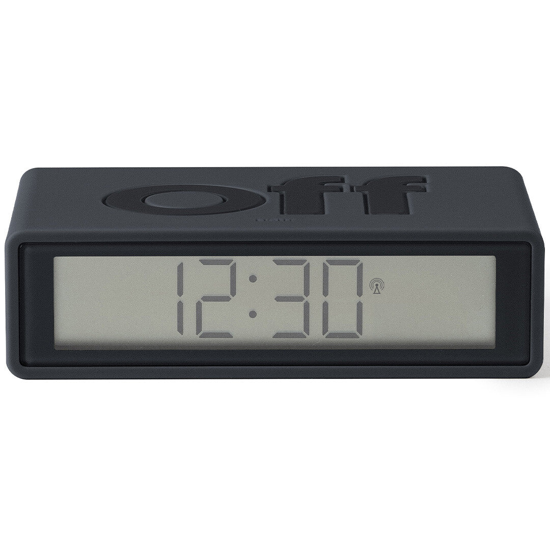 lexon flip classic digitale wekker - dark grey  | LR157G3 | 3