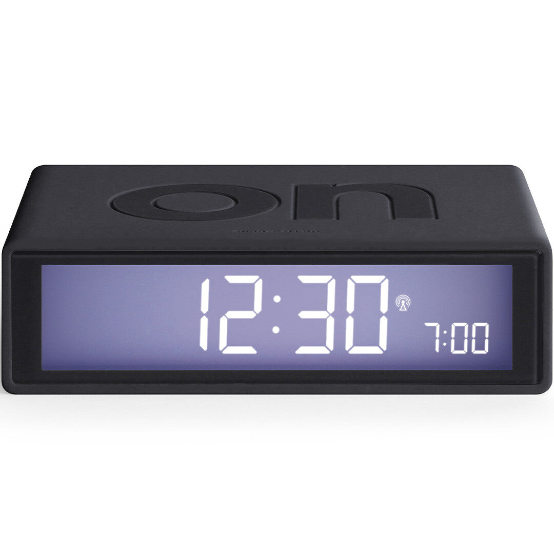 lexon flip classic digitale wekker - dark grey  | LR157G3 | 4