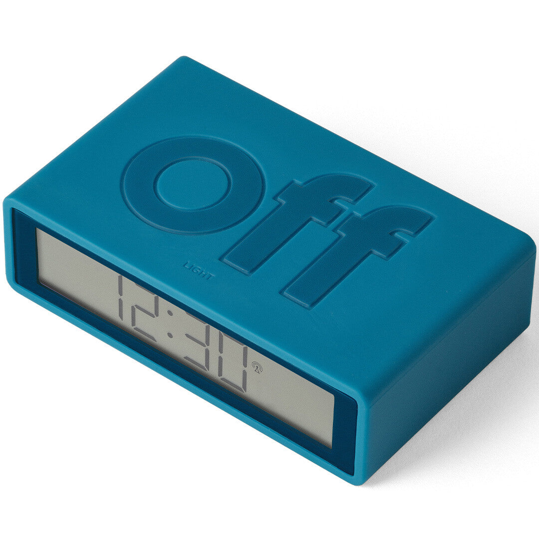lexon flip classic digitale wekker - duck blue   | LR157BF9 | 3