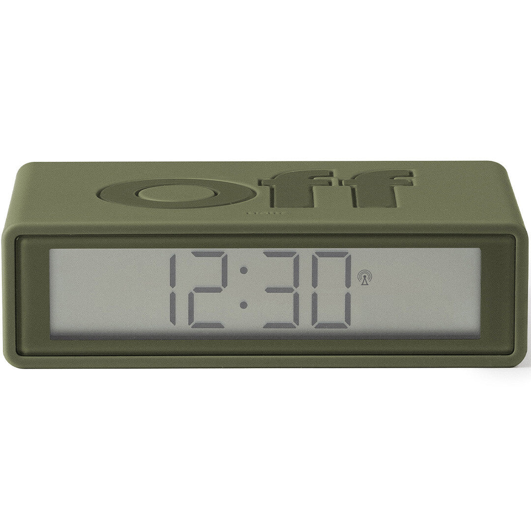 lexon flip classic digitale wekker - khaki  | LR157K9 | 4