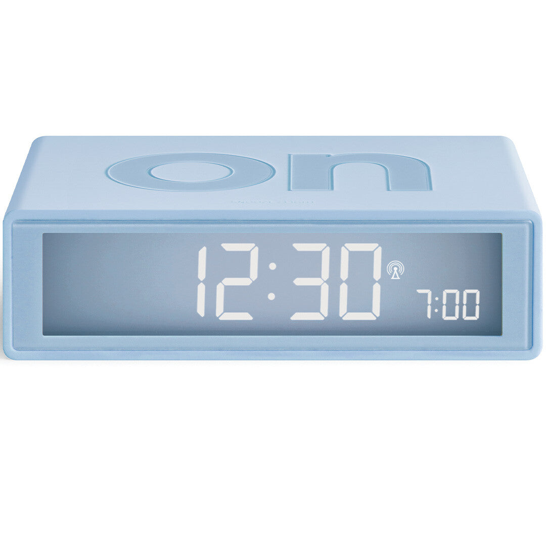 lexon flip classic digitale wekker - light blue | LR157LB1 | 1