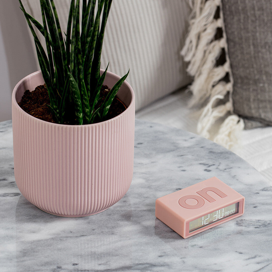 lexon flip classic digitale wekker - pink | LR157P4 | 1