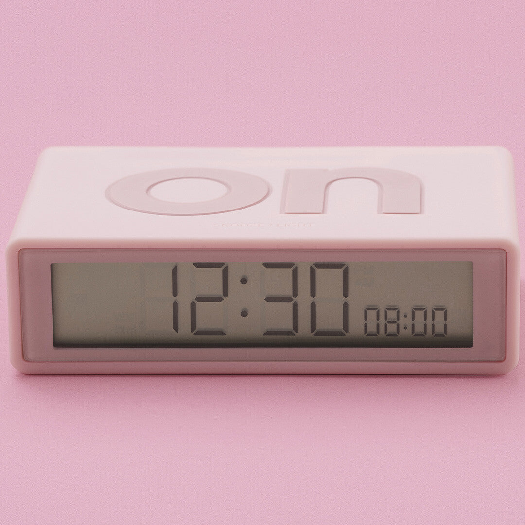 lexon flip classic digitale wekker - pink | LR157P4 | 2