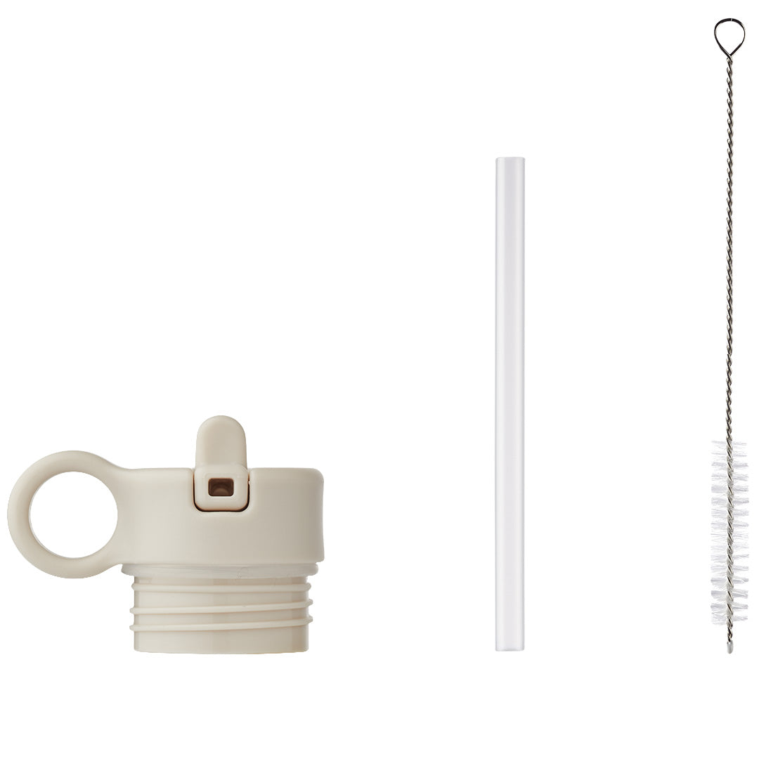 liewood rvs thermosfles falk - panda - sandy - 350 ml | LW19617-2714 | 4