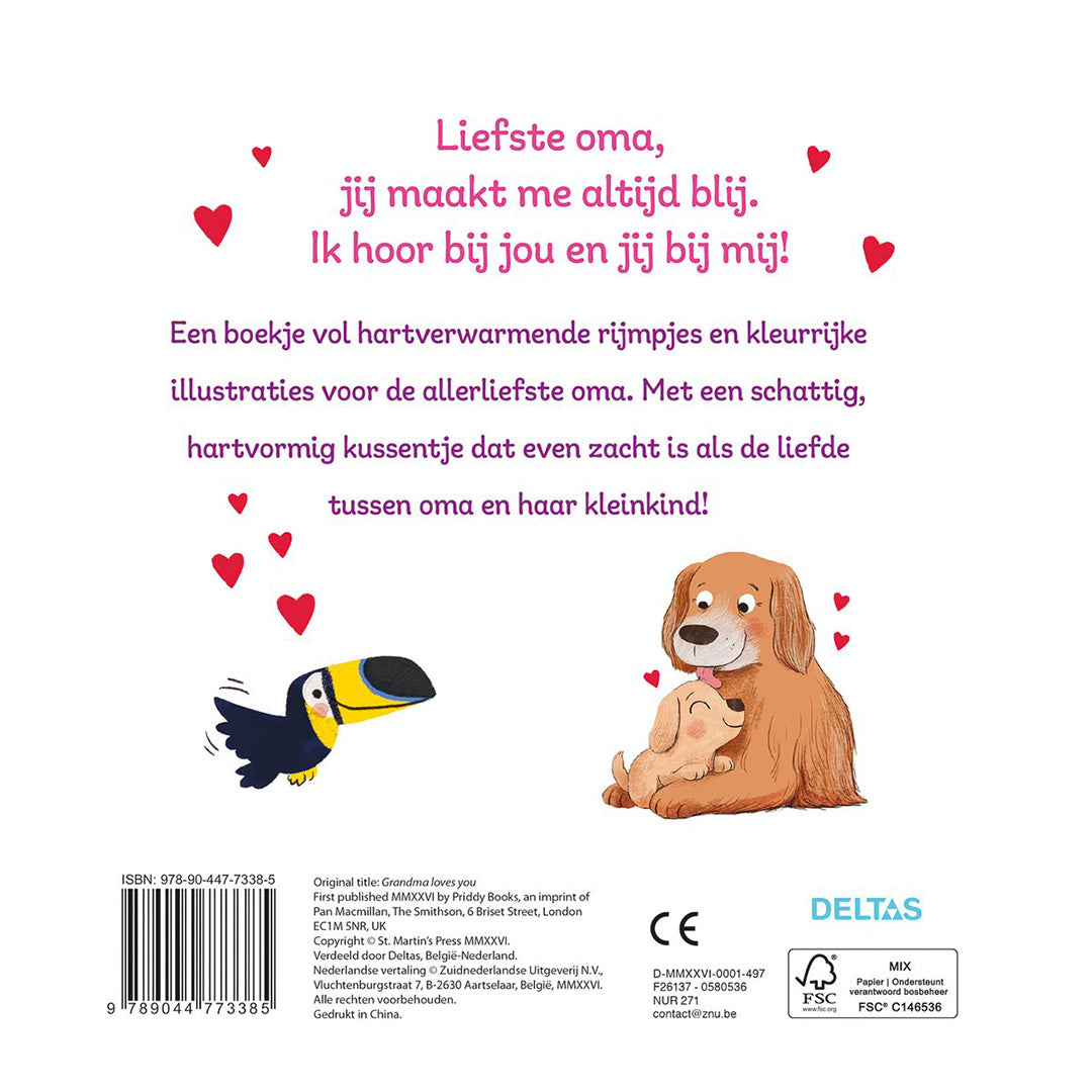 liefste oma, ik hou van jou achterkant