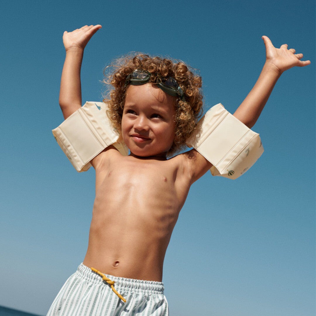 liewood arm zwembandjes shirley - aviator ecru - 0-2 jaar | LW15543-2330 | 1