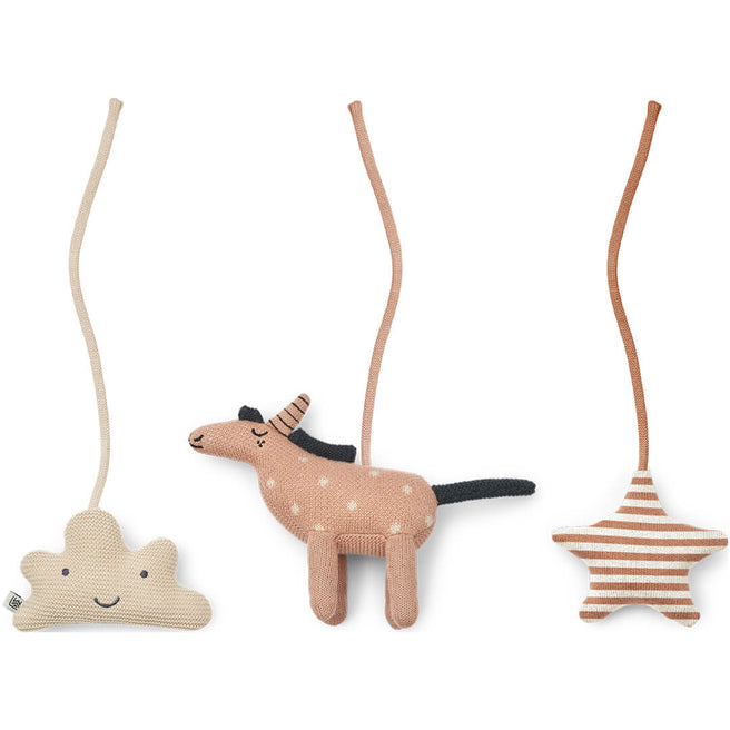 liewood babygymspeeltjes aya - unicorn - 3st | lw19308-2247 | 0