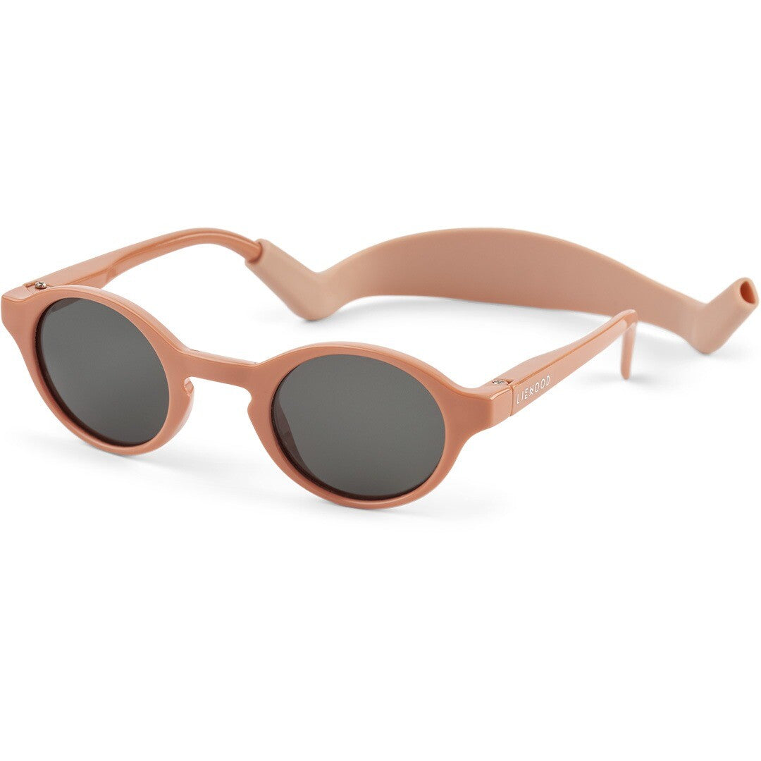 liewood babyzonnebril met hoofdband - tuscany rose - pale tuscany | LW19649-1041 | 3