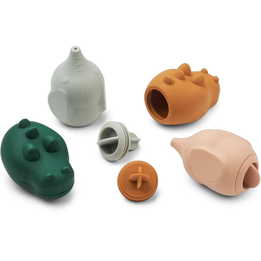 liewood badspeelgoed carolina - dove blue multi mix - 4st | LW19332-2290 | 0