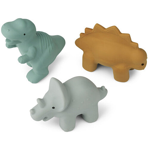 liewood badspeeltjes david dino - blue multi mix - 3st | LW13055-6943 | 0