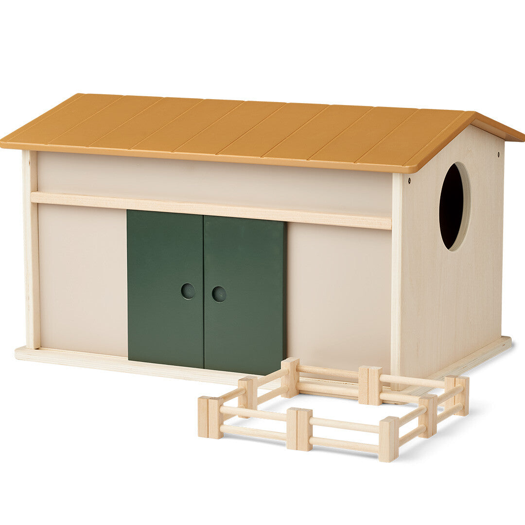 liewood boerderij speelhuis - golden caramel mix    | LW18863-2097 | 0