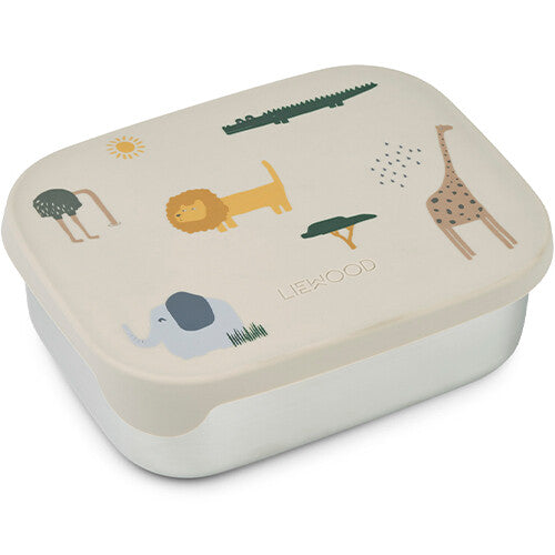 liewood broodtrommel arthur - safari - sandy mix | LW14982-1111 | 0