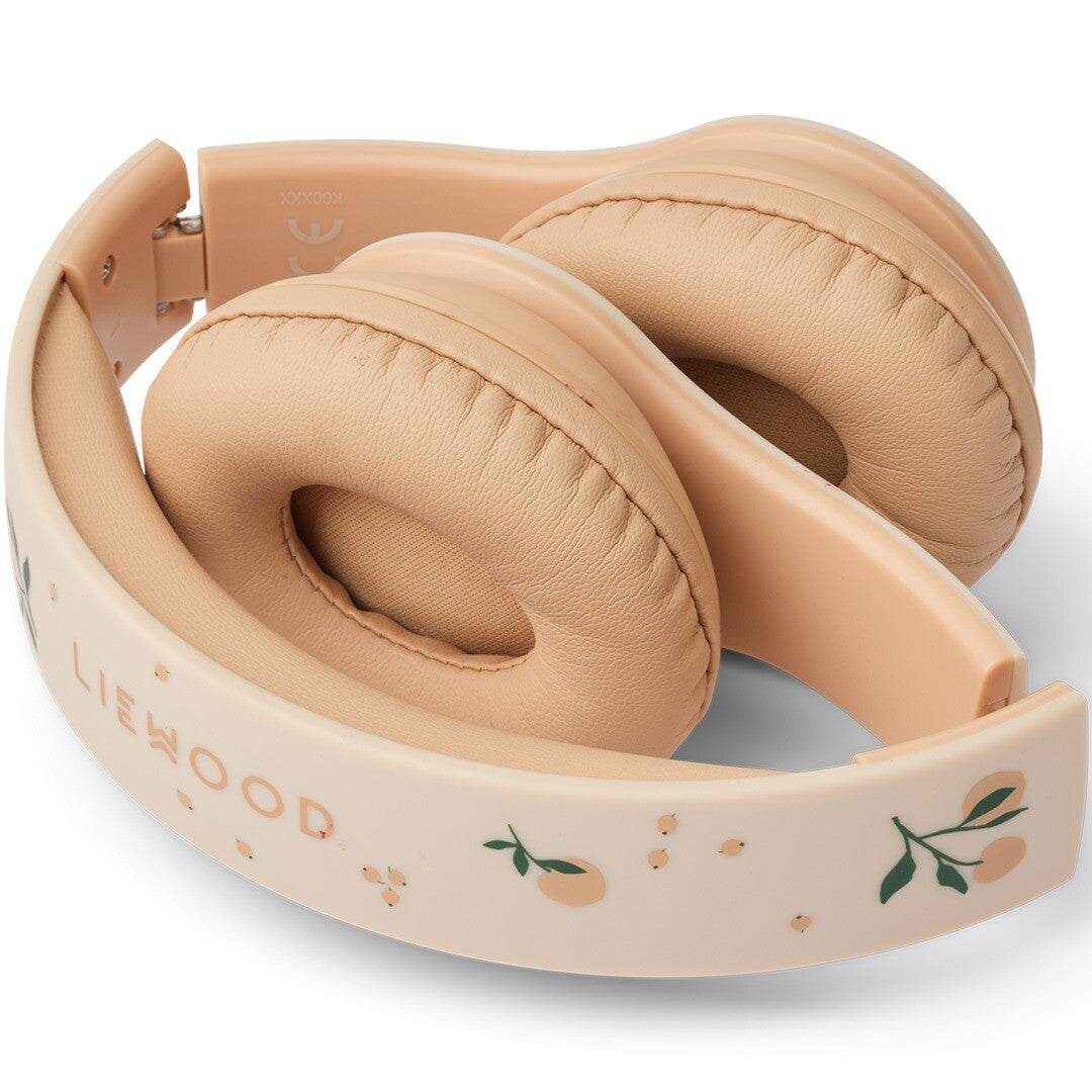 liewood draadloze kinderkoptelefoon quinn - peach sea shell | LW19891-1232 | 2
