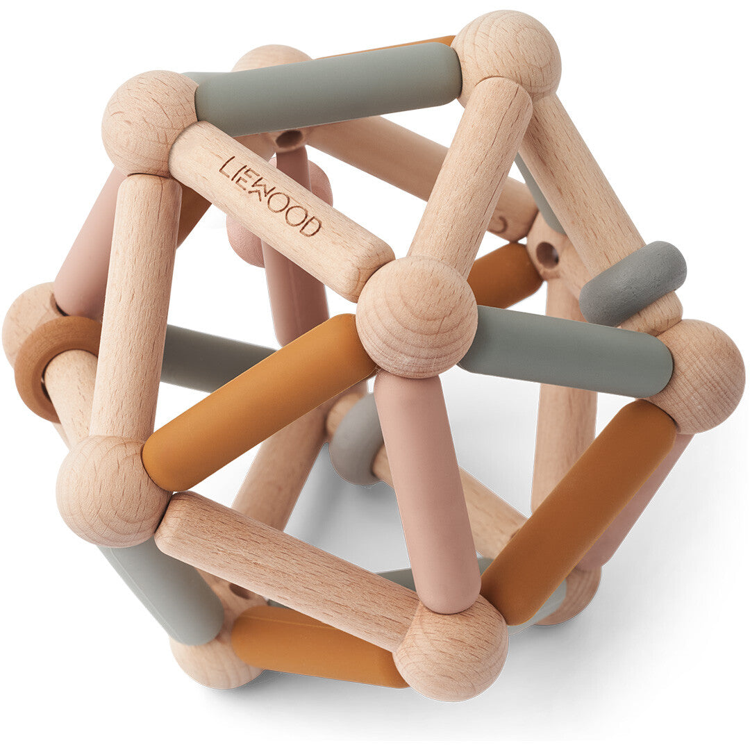 liewood grijpspeeltje annemette - mustard multi mix | LW19417-2300 | 0