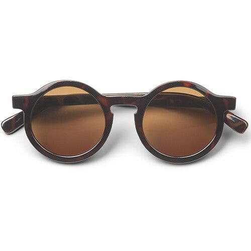liewood kinderzonnebril darla - dark tortoise shiny - 4-10 jaar | LW20087-9939 | 1