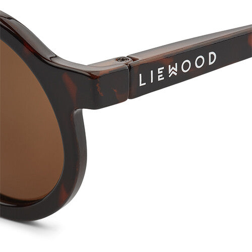 liewood kinderzonnebril darla - dark tortoise shiny - 4-10 jaar | LW20087-9939 | 2