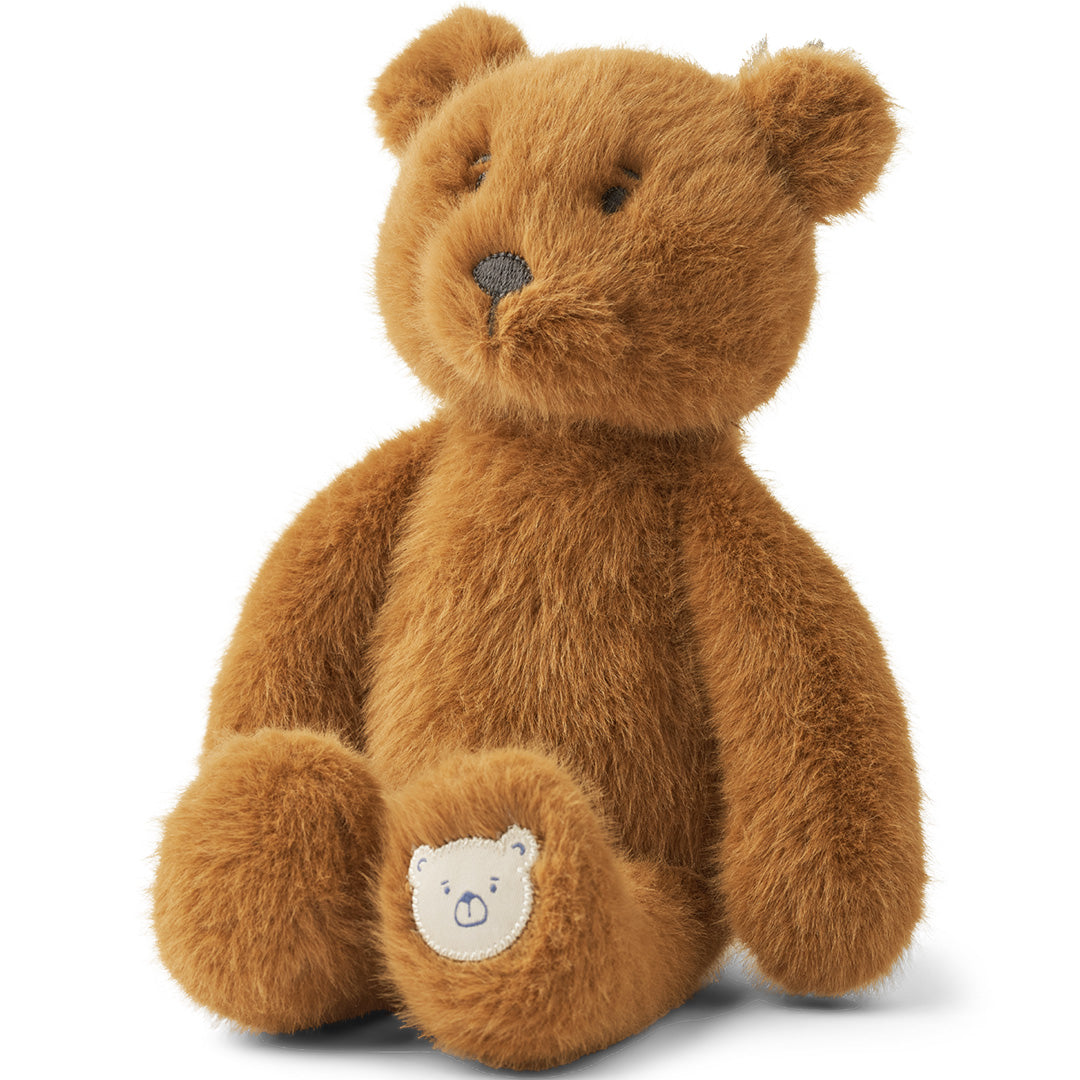 liewood knuffelbeer binnie - golden caramel -  16 cm | 1