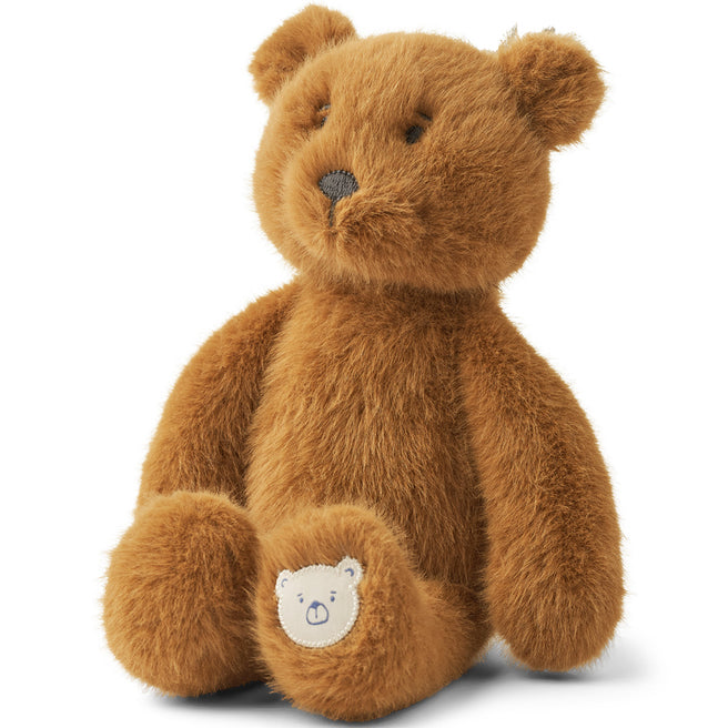 liewood knuffelbeer binnie - golden caramel -  16 cm | 1