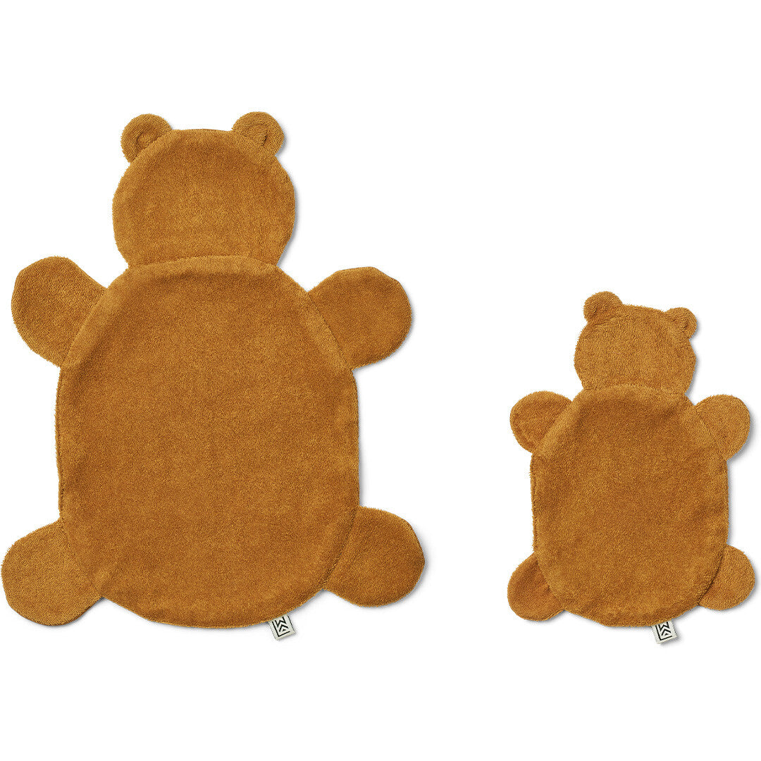 liewood knuffeldoek janai - mr. bear - golden caramel - 2st | LW18147-1413 | 1