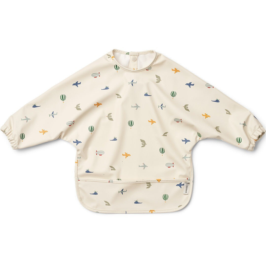 liewood mouwslab met voorvakje merle - aviator ecru | LW20010-2330 | 0