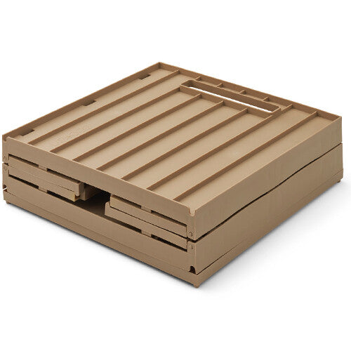 liewood opbergbak met deksel elijah - oat - 20 liter | LW15018-3070 | 2