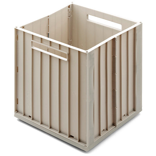 liewood opbergbak met deksel elijah - sandy - 20 liter | LW15018-5060 | 3