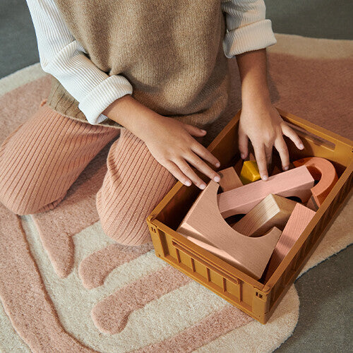 liewood opbergkrat weston - apple blossom - 5 liter - 2st | LW15142-2417 | 2