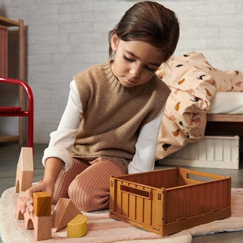 liewood opbergkrat weston - apple blossom - 5 liter - 2st | LW15142-2417 | 3