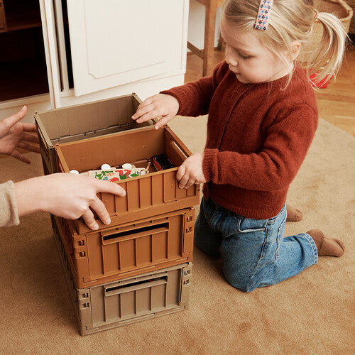 liewood opbergkrat weston - apple blossom - 5 liter - 2st | LW15142-2417 | 5