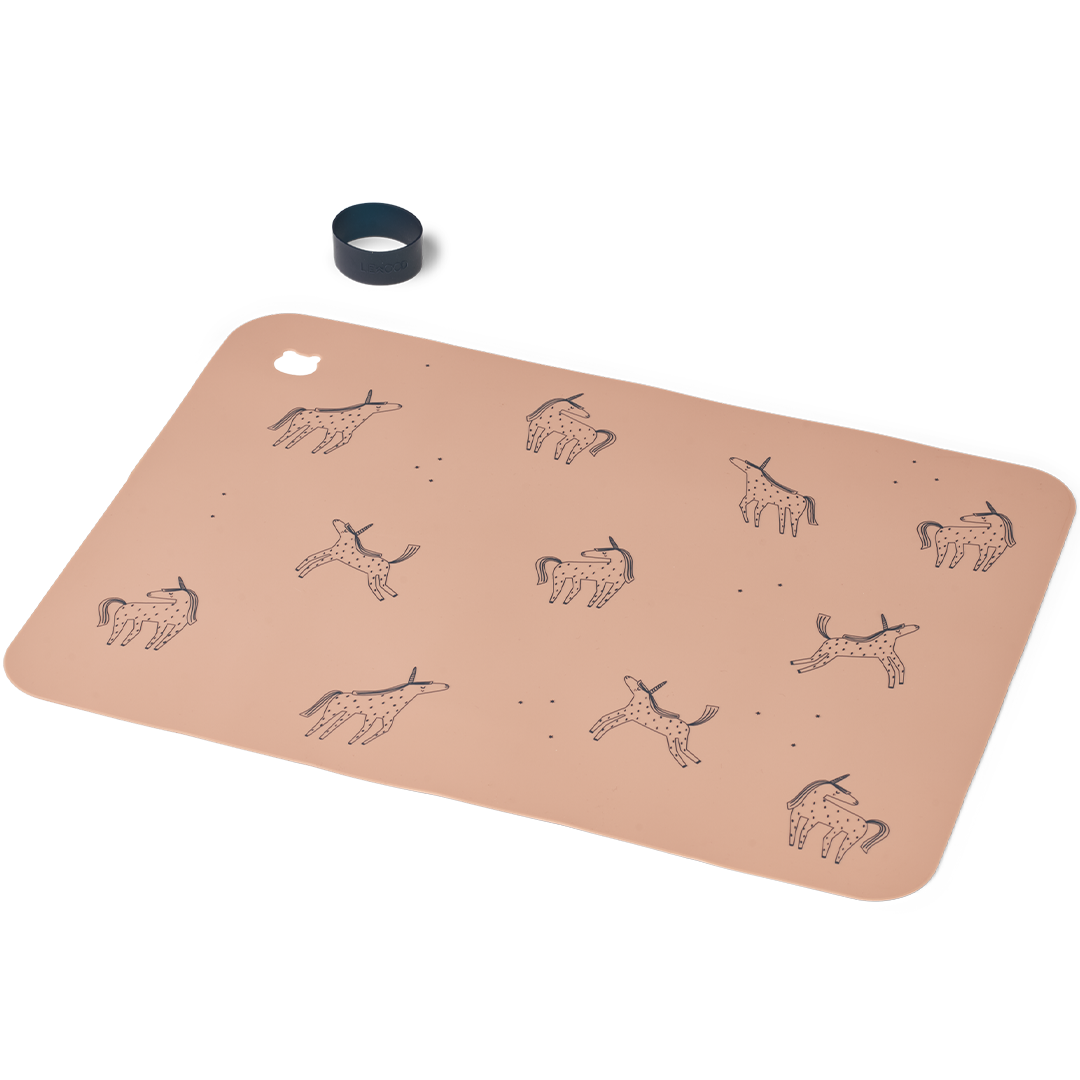 liewood placemat jude - unicorn pale tuscany | LW15059-2190 | 0